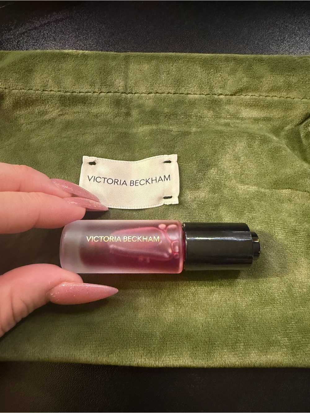 Victoria Beckham Water Blush & Velvet Pouch